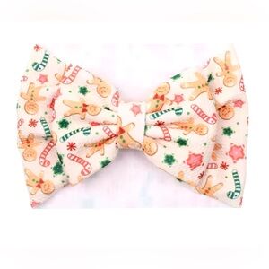 Festive Gingerbread Bow for Kids